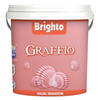 Brighto Graffio Exterior Texture Finish – Luxury Decorative Wall Coating for Premium Weather Resistant Exterior Surfaces